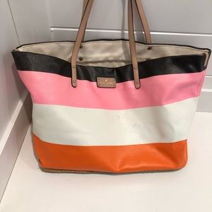 Kate Spade striped tote